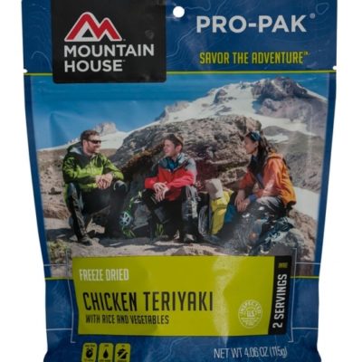 Backpacking Food - Mountain House Chicken Teriyaki with Rice for 2