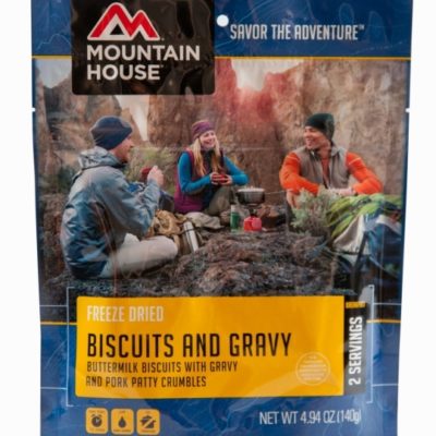 Backpacking Food - Mountain House Biscuits and Gravy Breakfast