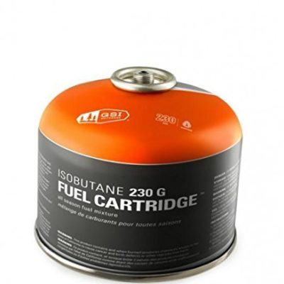230 G IsoButane Fuel Cartridge for Backpacking Stoves